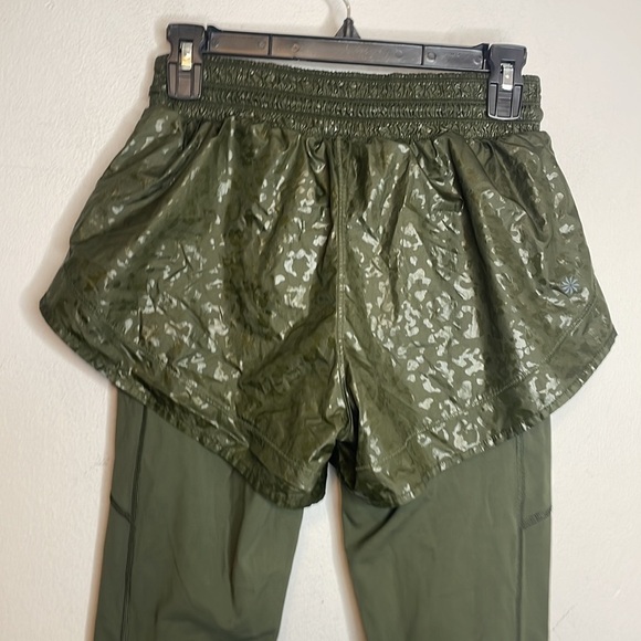 Athleta | Women’s Green Rainier 2in1 Tights Size XS - Picture 4 of 7